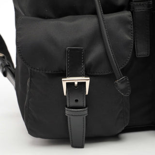 Prada B2811 Black Tessuto Nylon Backpack