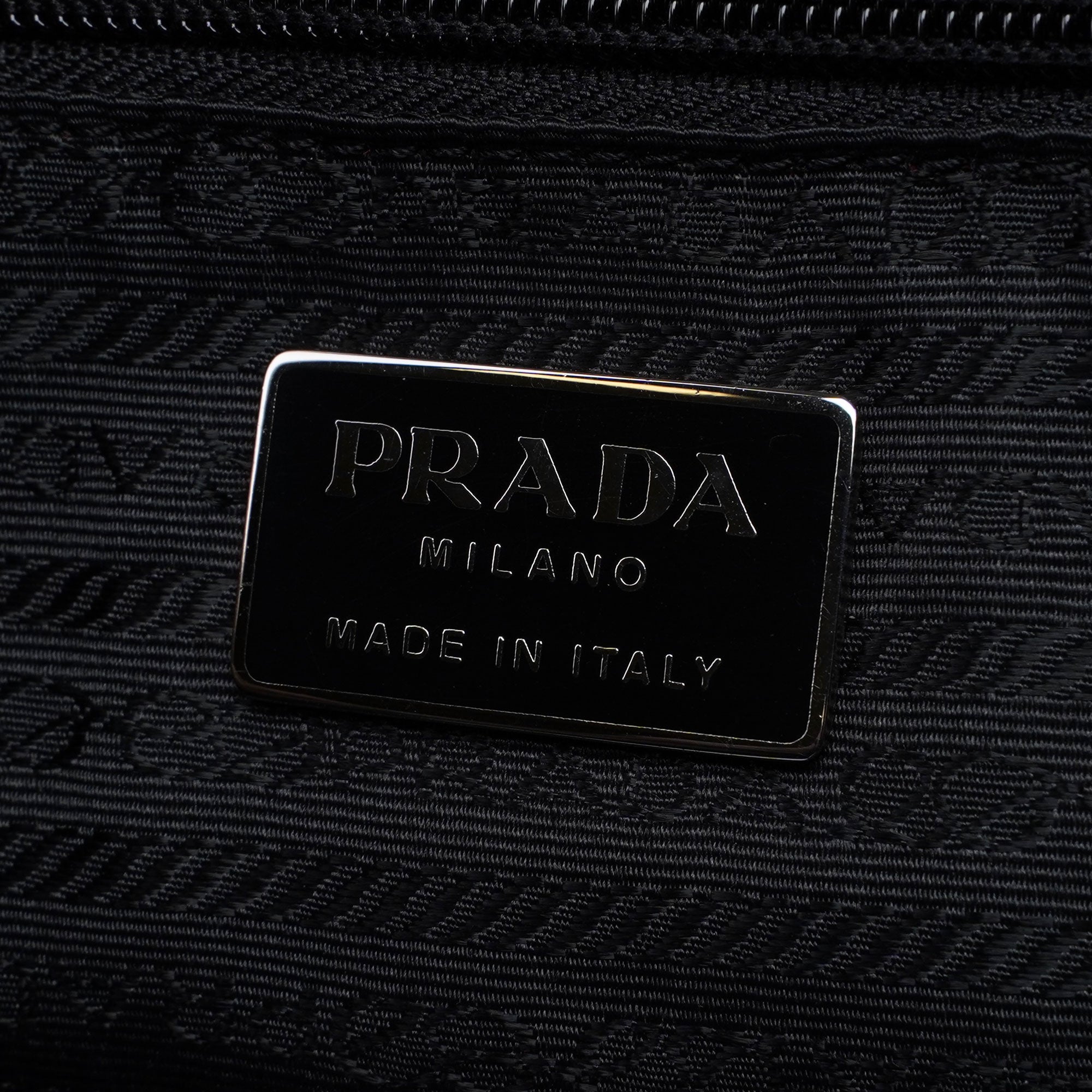 Prada B2811 Black Tessuto Nylon Backpack