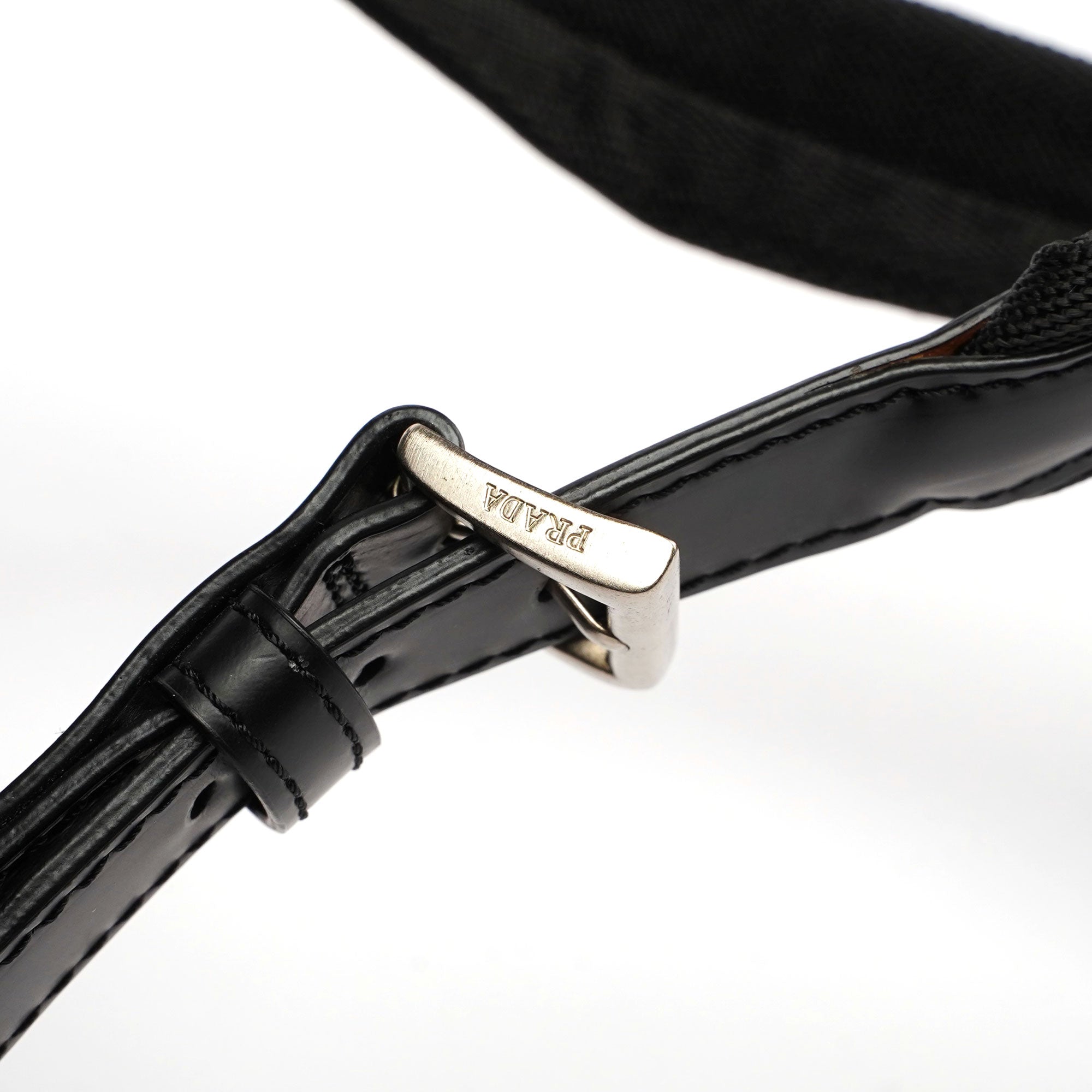 Prada B2811 Sac à dos en nylon Tessuto noir