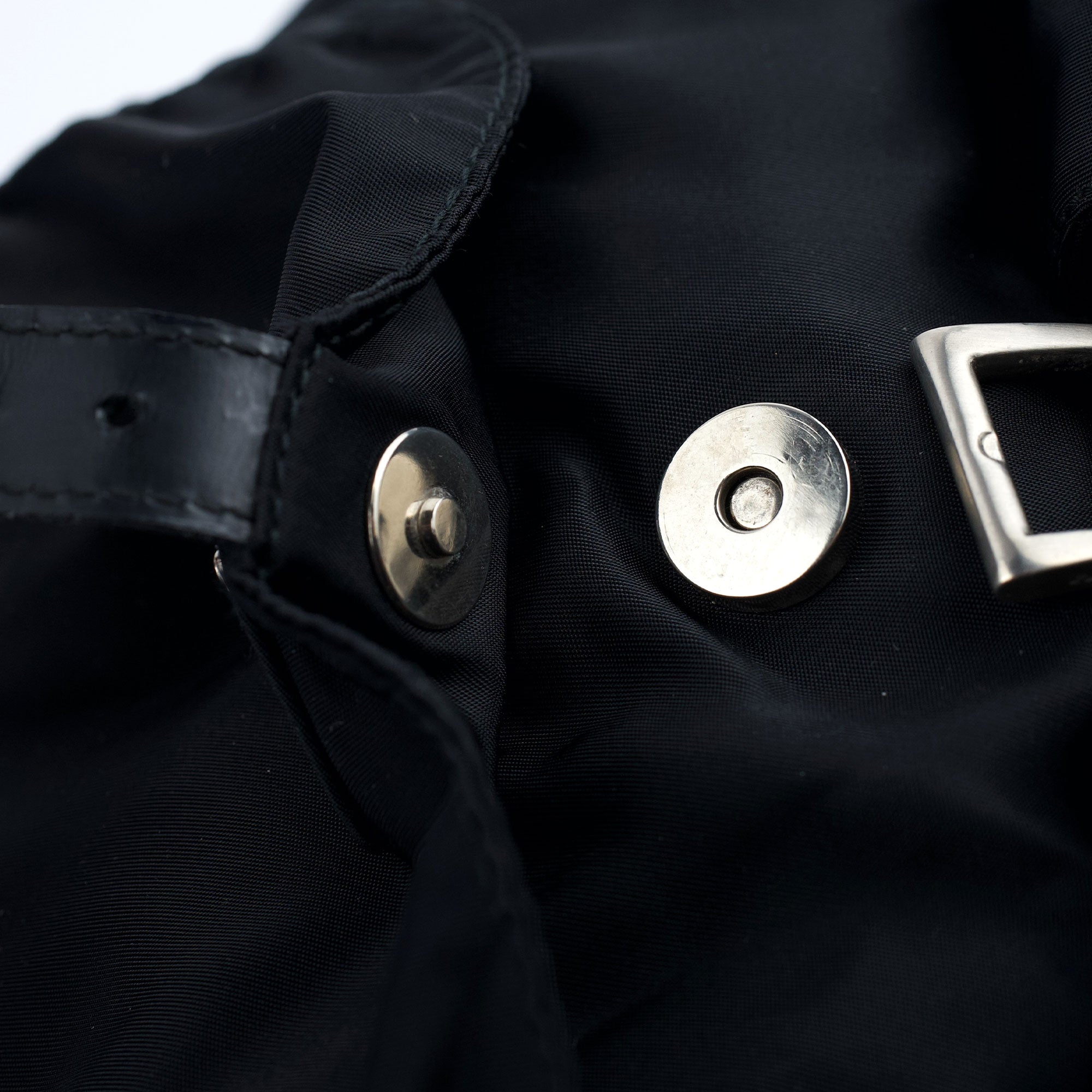 Prada B2811 Black Tessuto Vela Backpack