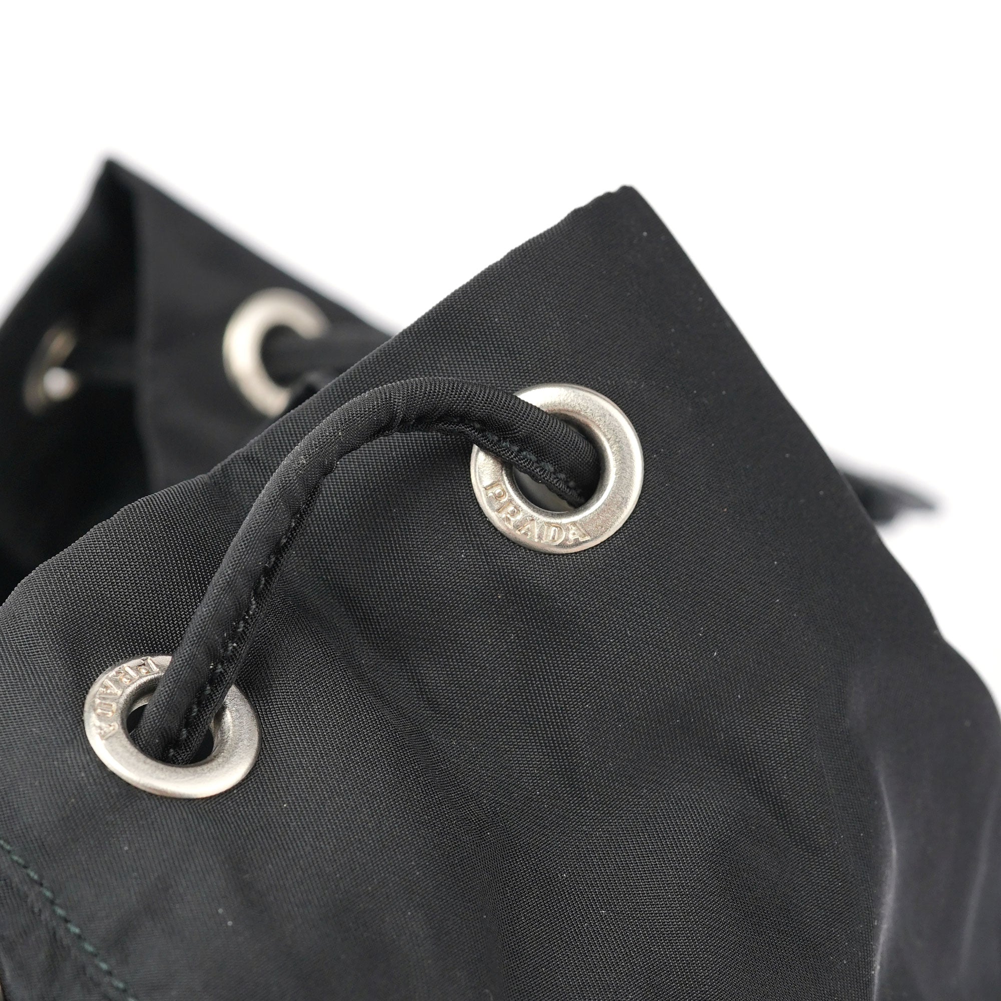 Prada B2811 Tessuto Vela Rucksack aus schwarzem Nylon