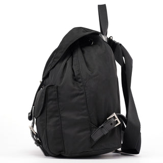 Prada B2811 Black Tessuto Vela Backpack