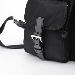 Prada B2811 Black Tessuto Vela Backpack