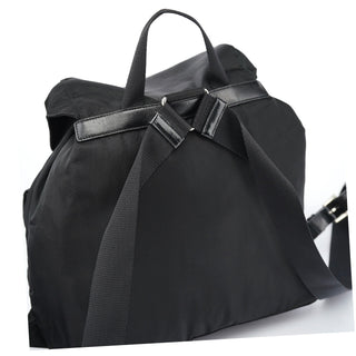 Prada B2811 Black Tessuto Vela Backpack