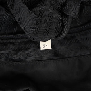 Prada B2811 Black Tessuto Vela Backpack