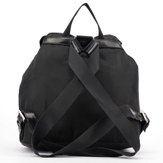 Prada B2811 Black Tessuto Vela Backpack