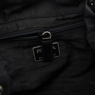 Prada B2811 Black Tessuto Vela Backpack