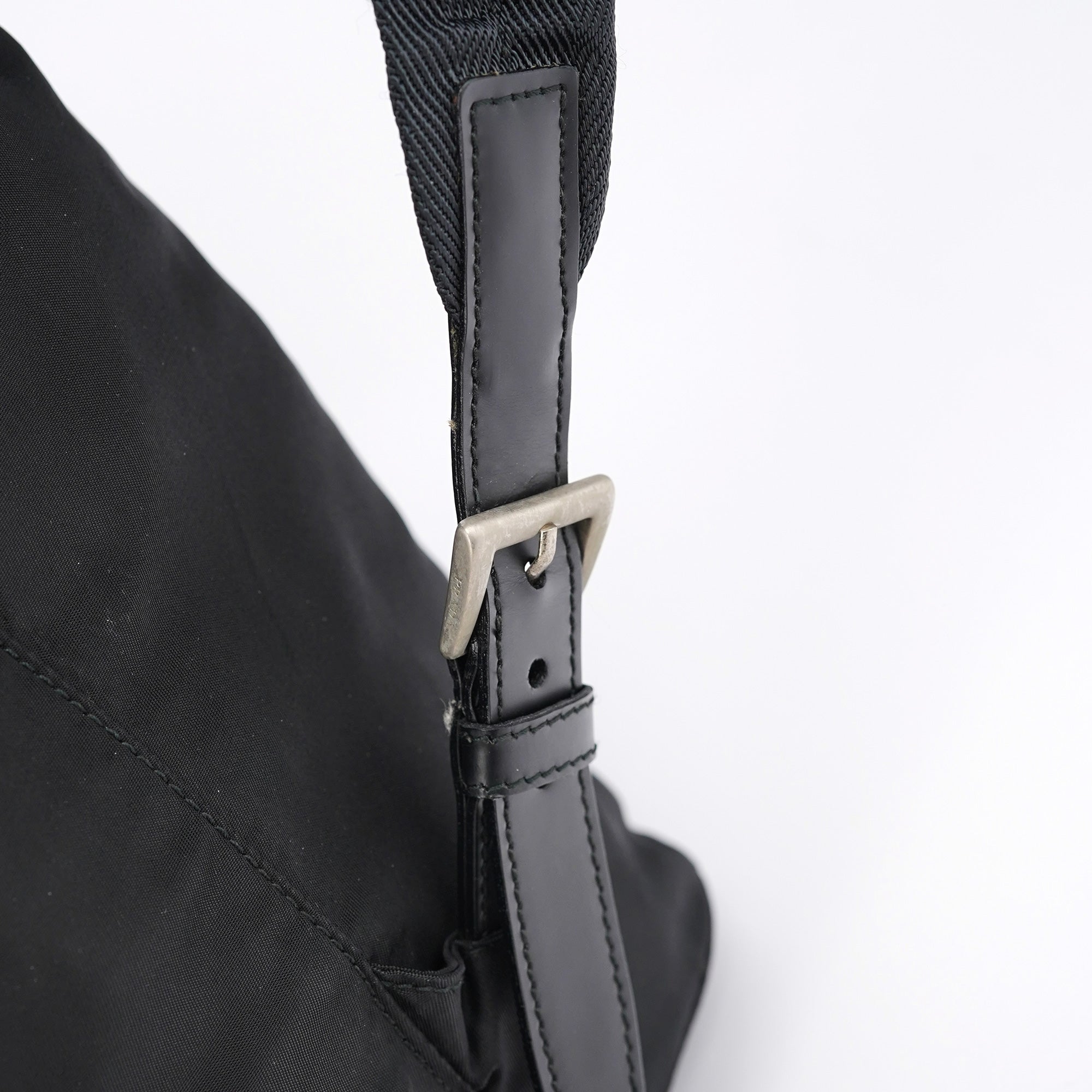 Prada B2811 Black Tessuto Vela Backpack