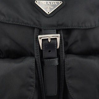 Prada B2811 Black Tessuto Vela Backpack