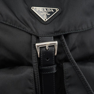 Prada B2811 Black Tessuto Vela Backpack