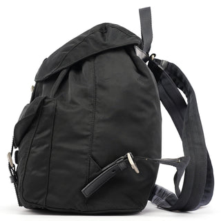 Prada B2811 Black Tessuto Vela Backpack