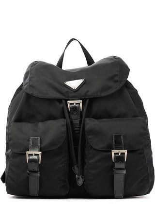 Prada B2811 Black Tessuto Vela Backpack