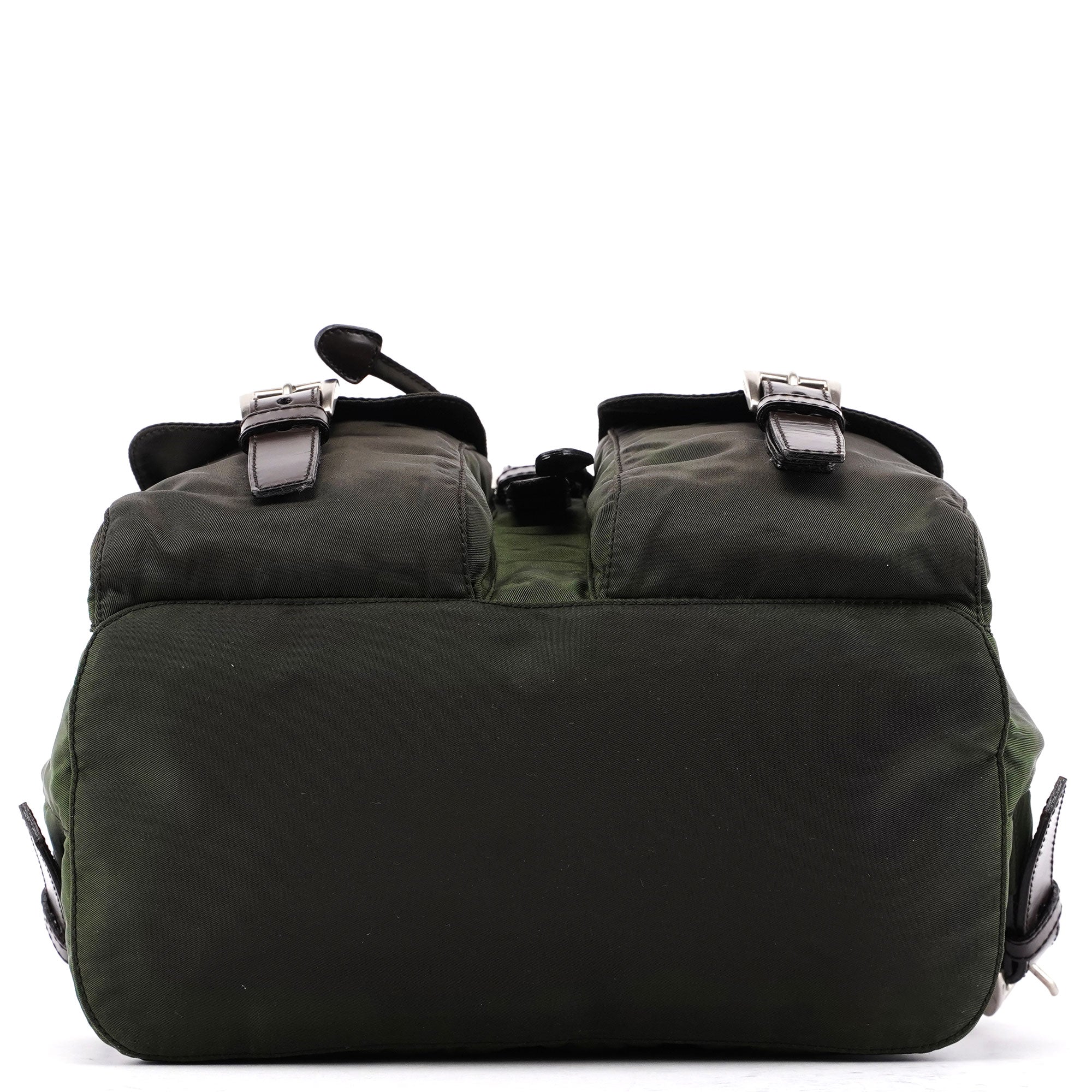 Prada B2811 Green Tessuto Vela Backpack