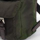 Prada B2811 Green Tessuto Vela Backpack