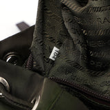 Prada B2811 Green Tessuto Vela Backpack