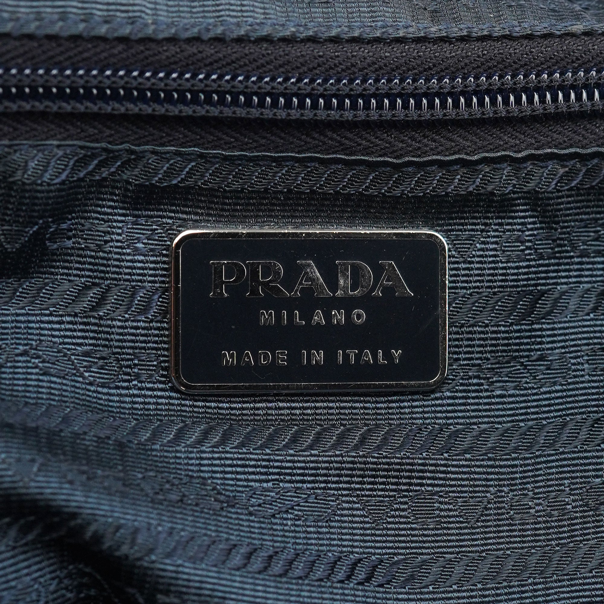Prada B2811 Royal Blue Tessuto Backpack