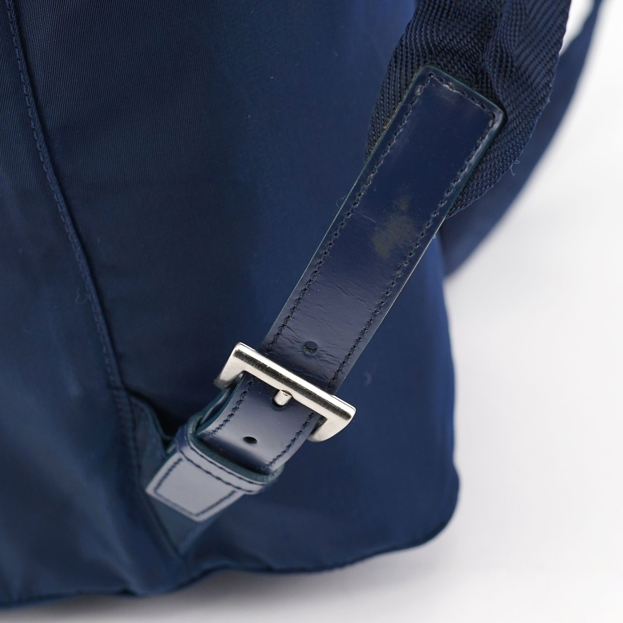 Prada B2811 Royal Blue Tessuto Backpack