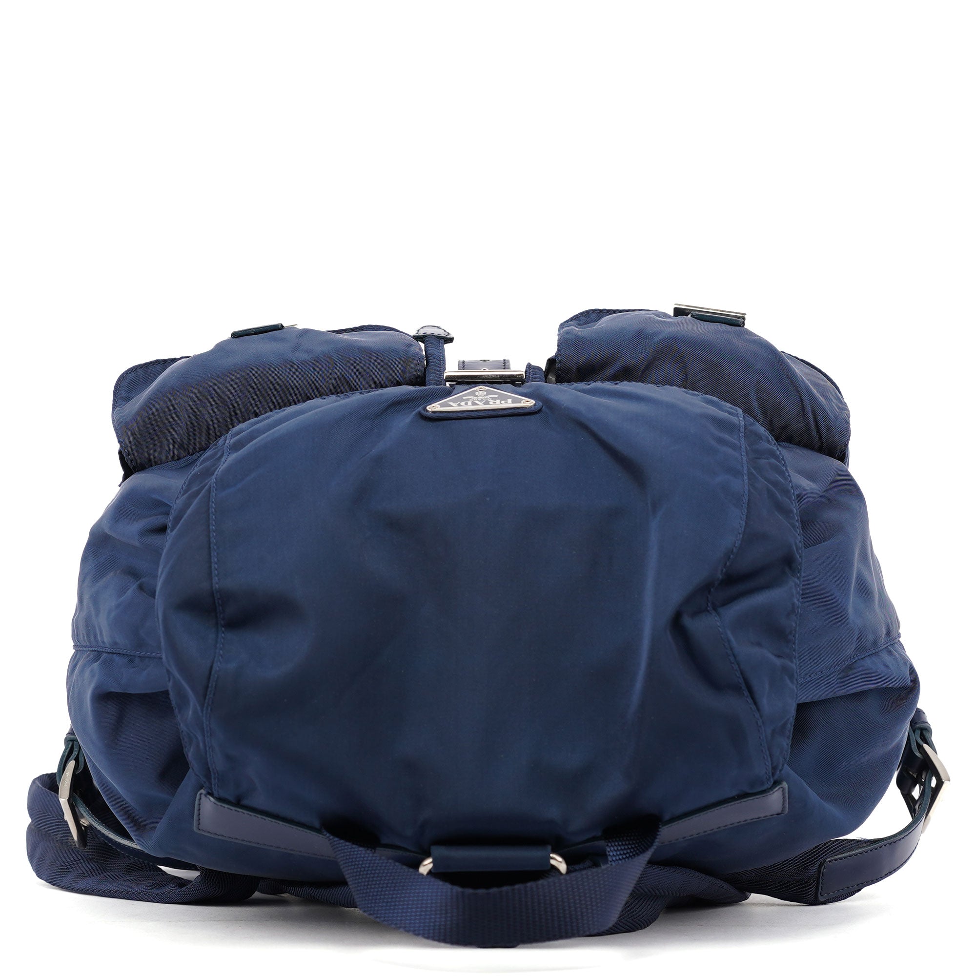 Prada B2811 Royal Blue Tessuto Backpack