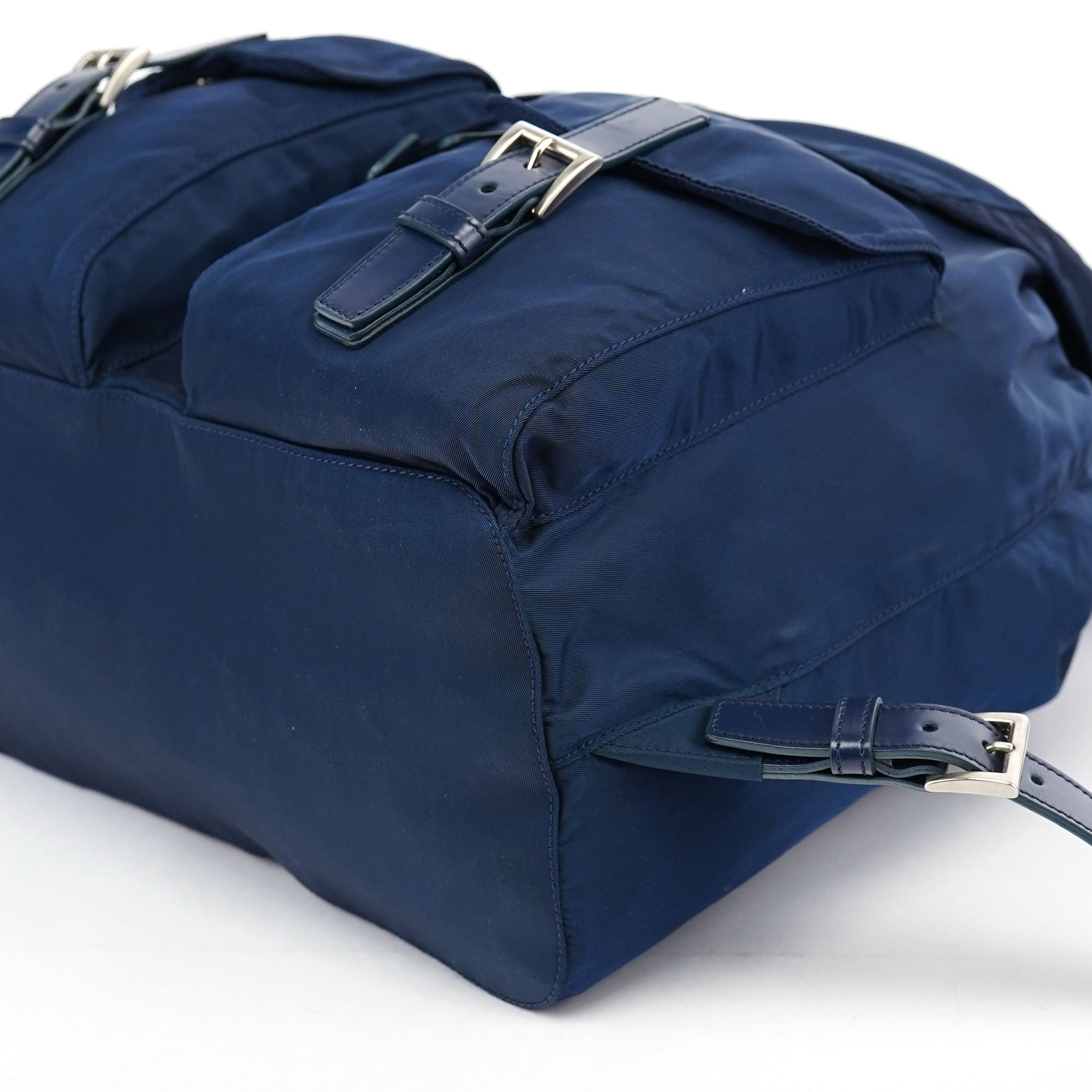 Prada B2811 Royal Blue Tessuto Backpack