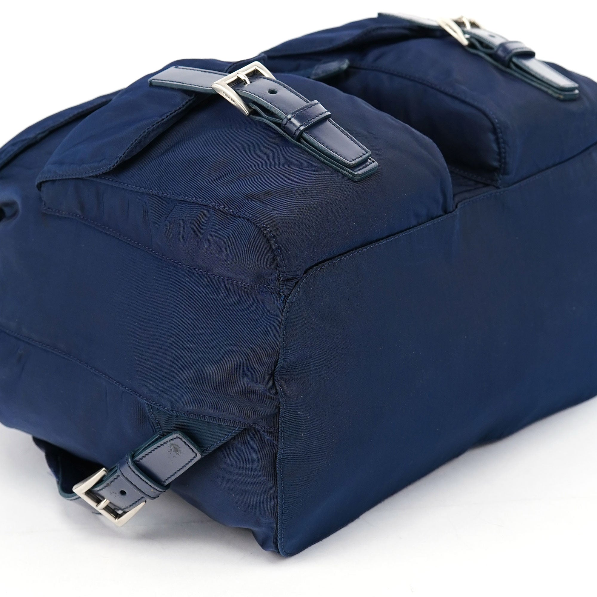 Prada B2811 Royal Blue Tessuto Backpack