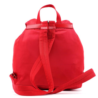 Prada B2811 Tessuto Vela Red Backpack