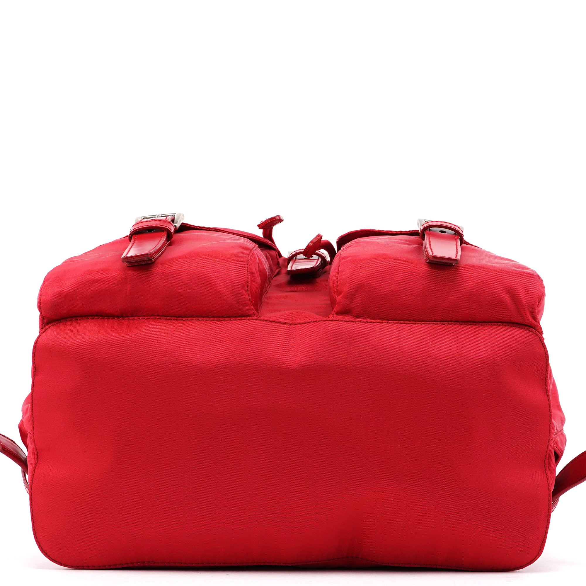 Prada B2811 Tessuto Vela Red Backpack