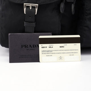 Prada B2811F Black Backpack