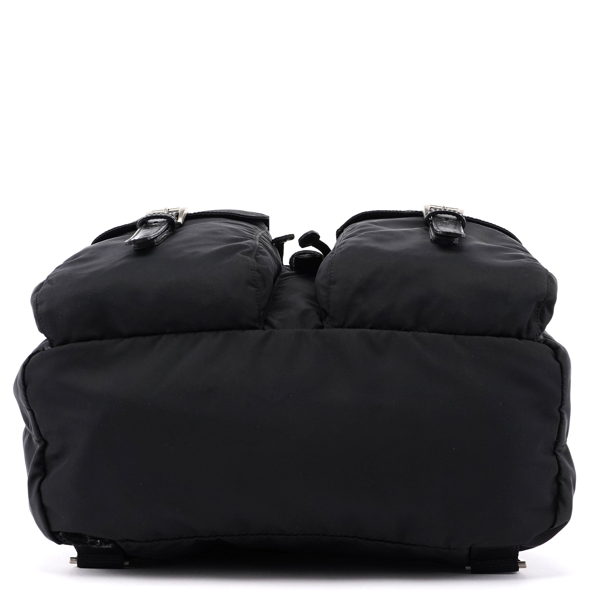 Prada B2811F Rucksack aus schwarzem Nylon