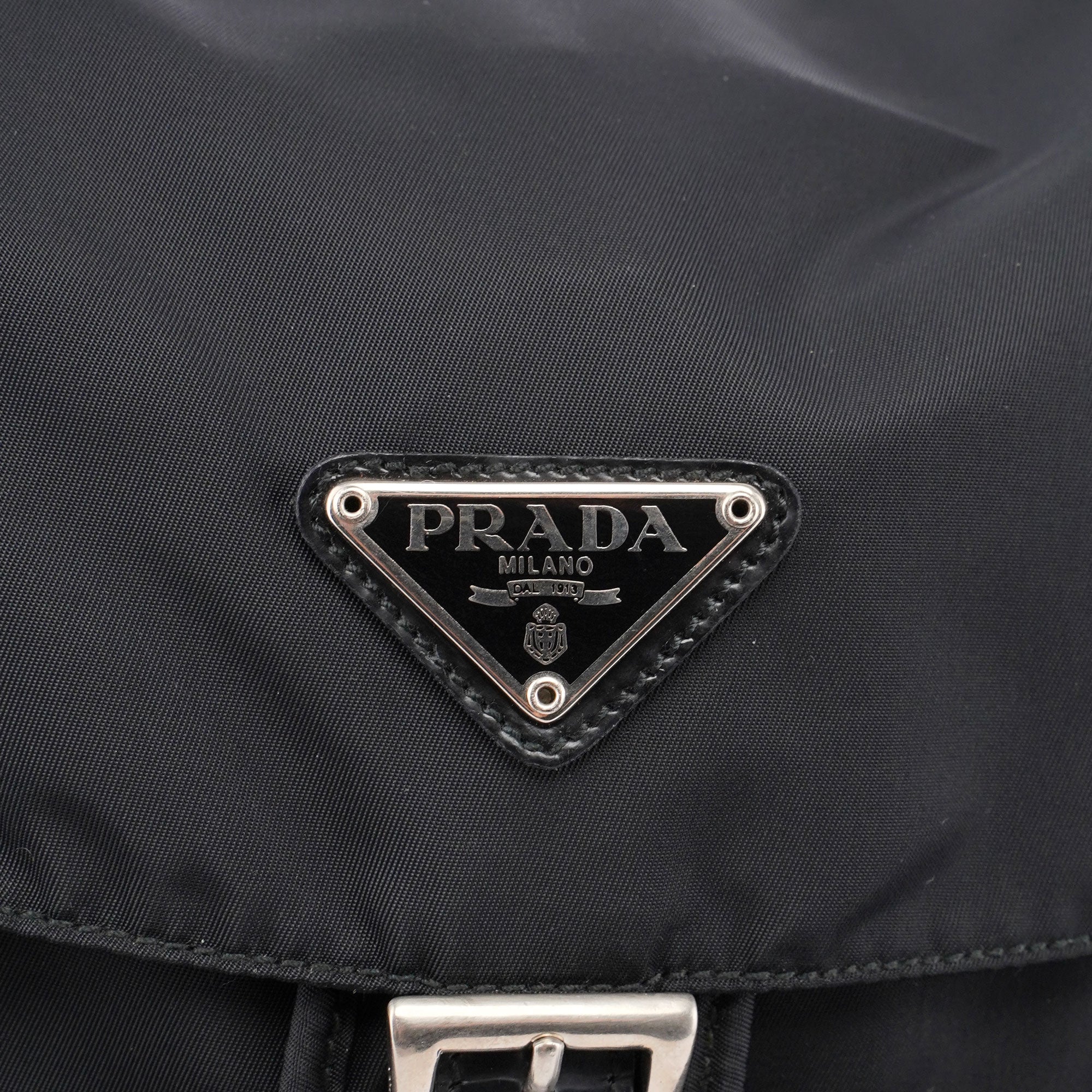 Prada B2811F Black Backpack