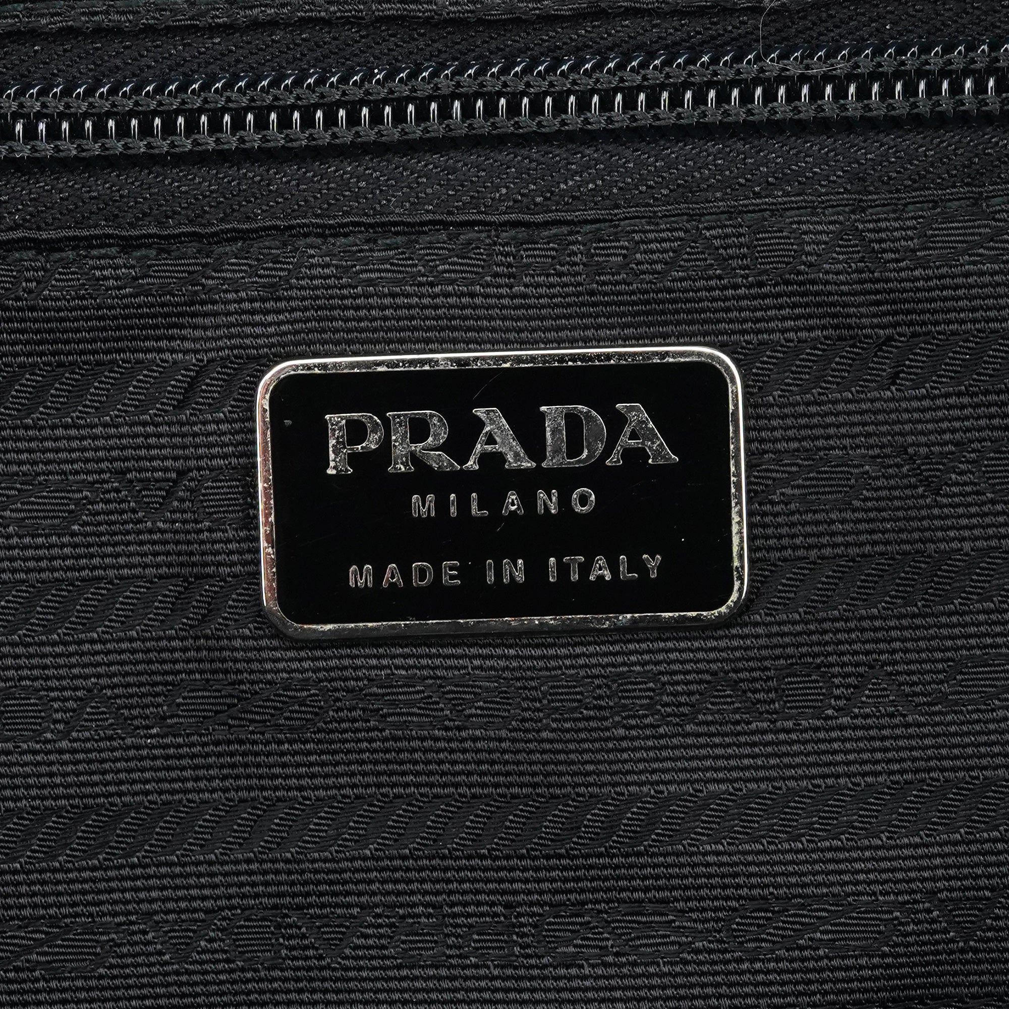 Prada B2811F Black Tessuto Nylon Backpack