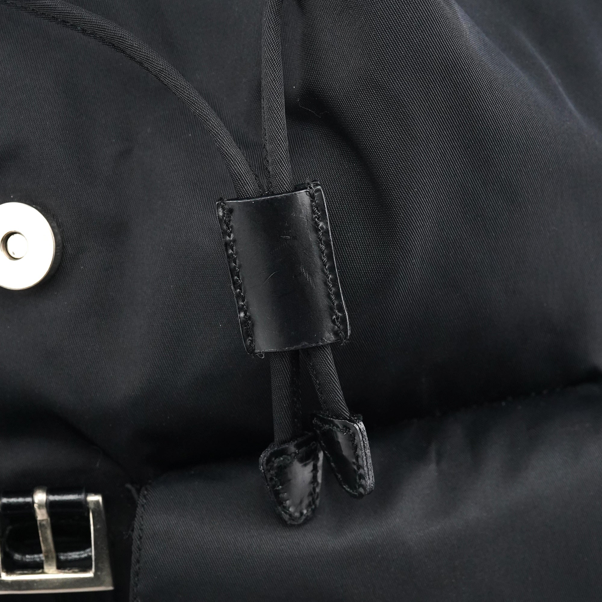 Prada B2811F Black Tessuto Nylon Backpack