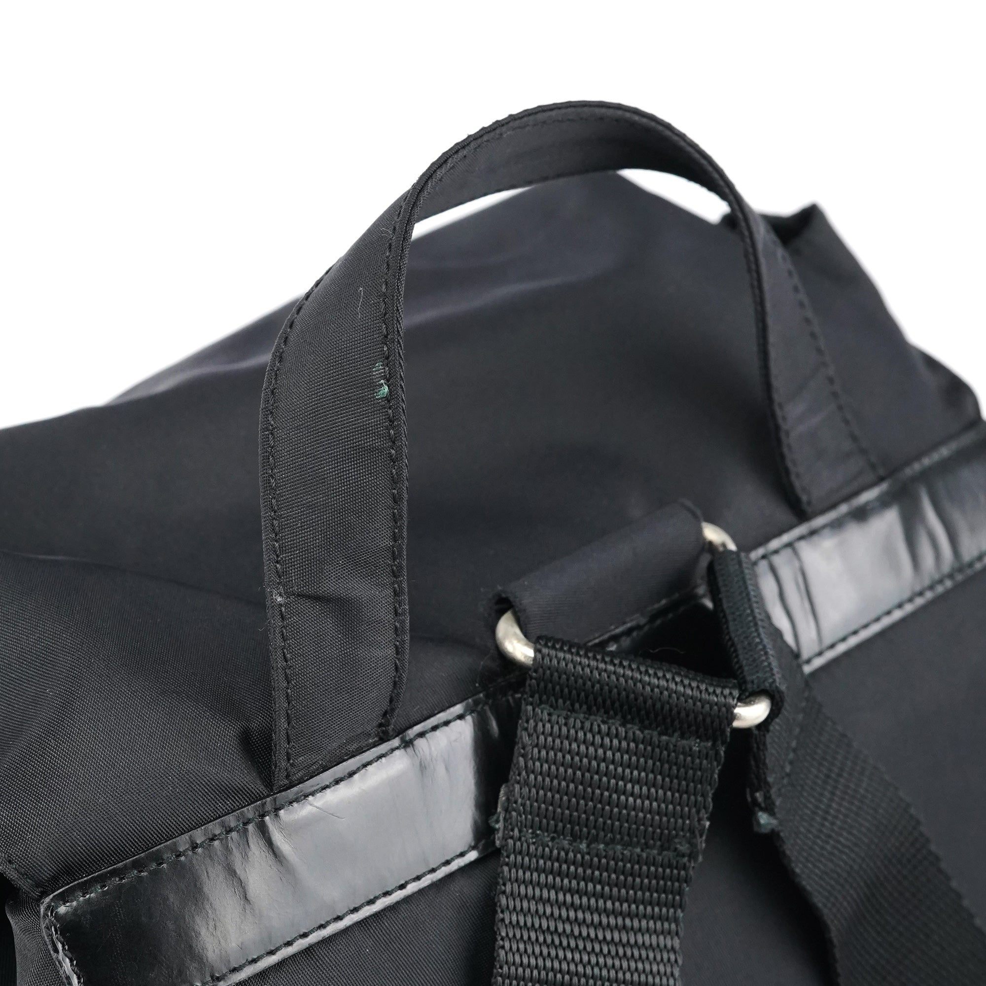 Prada B2811F Black Tessuto Nylon Backpack