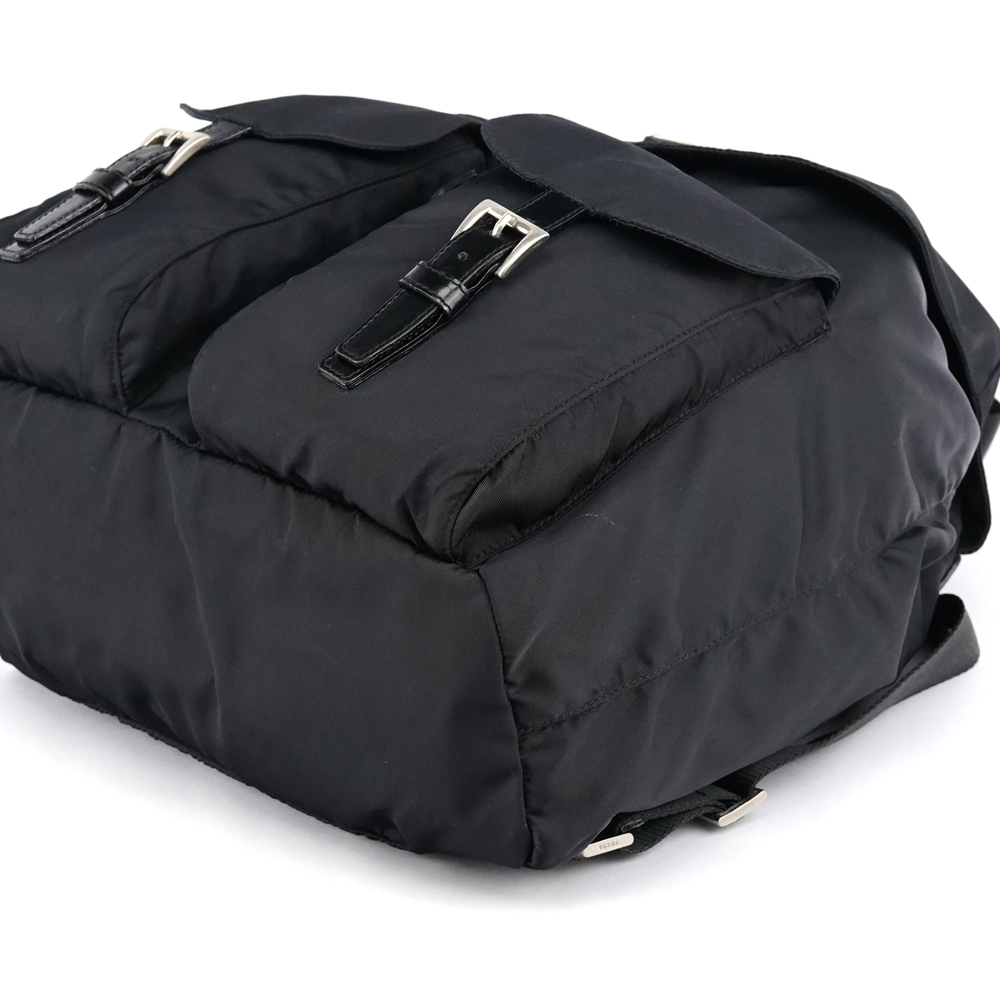Prada B2811F Black Tessuto Nylon Backpack