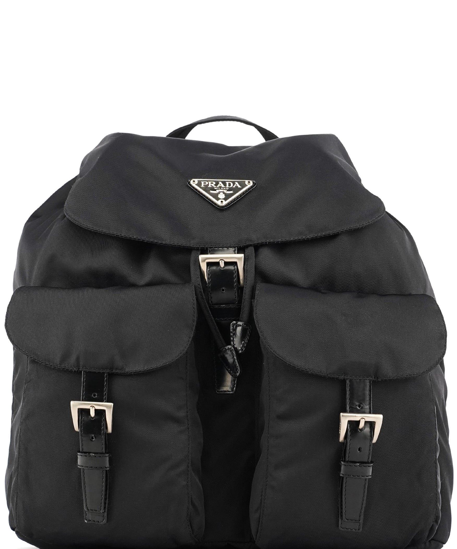 Prada B2811F Black Tessuto Nylon Backpack