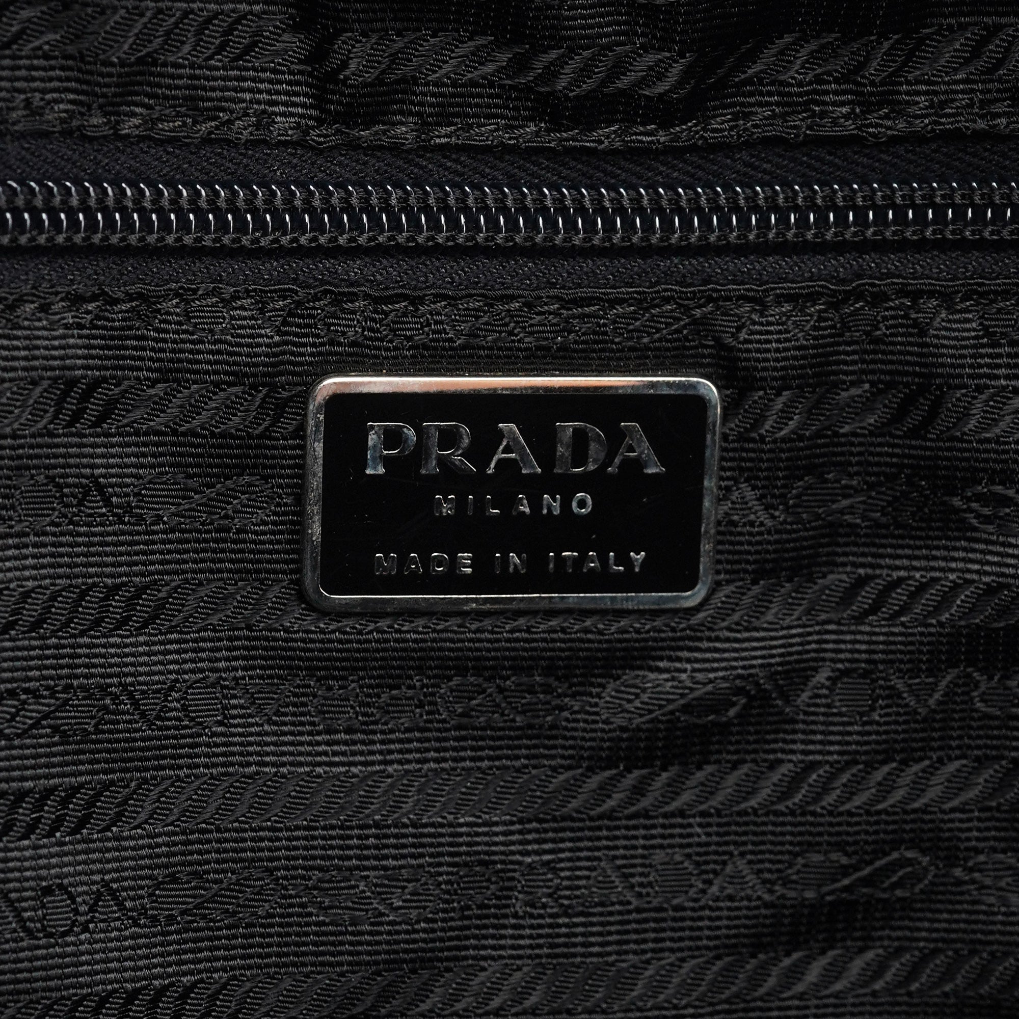 Prada B2811F Black Tessuto Vela Backpack