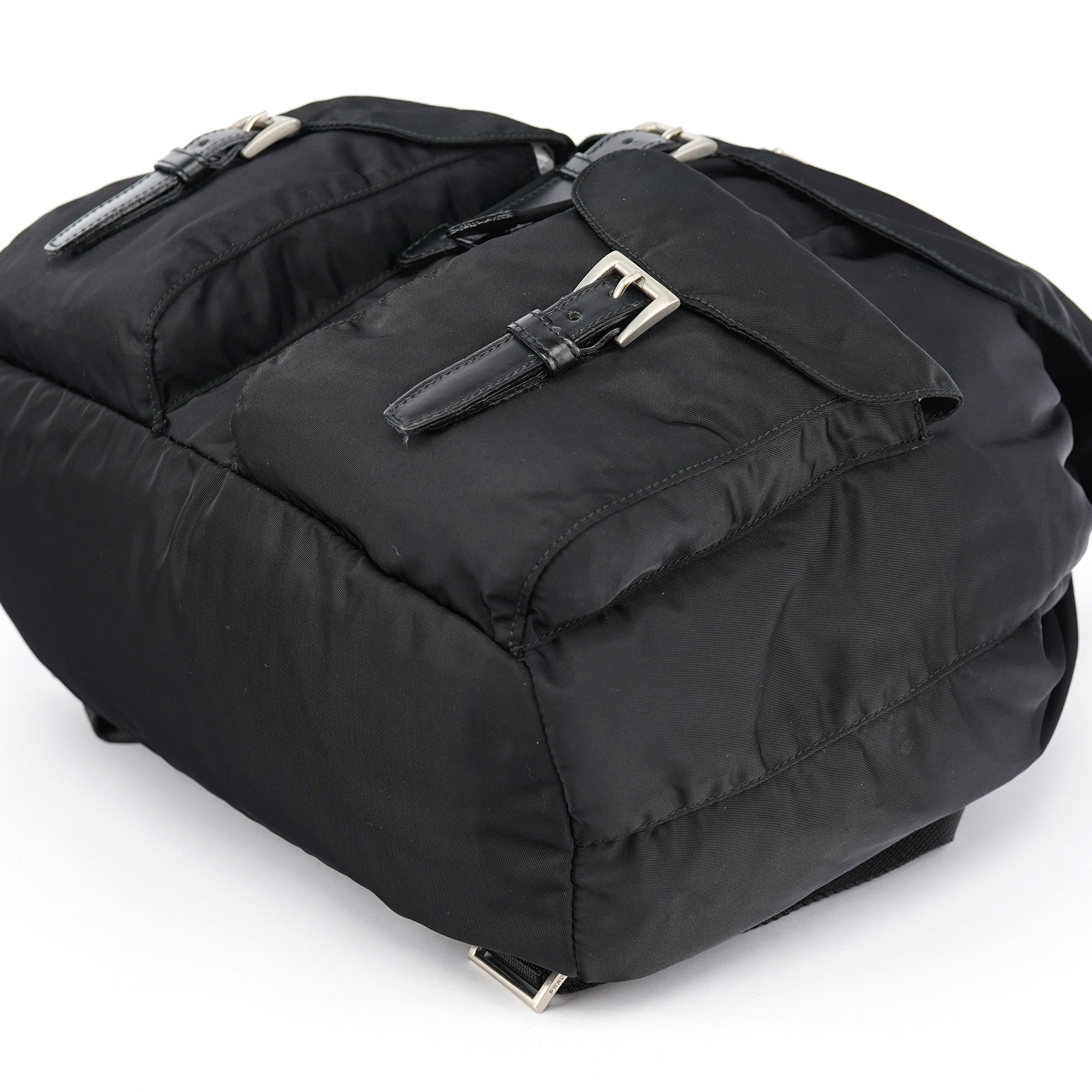 Prada B2811F Black Tessuto Vela Backpack