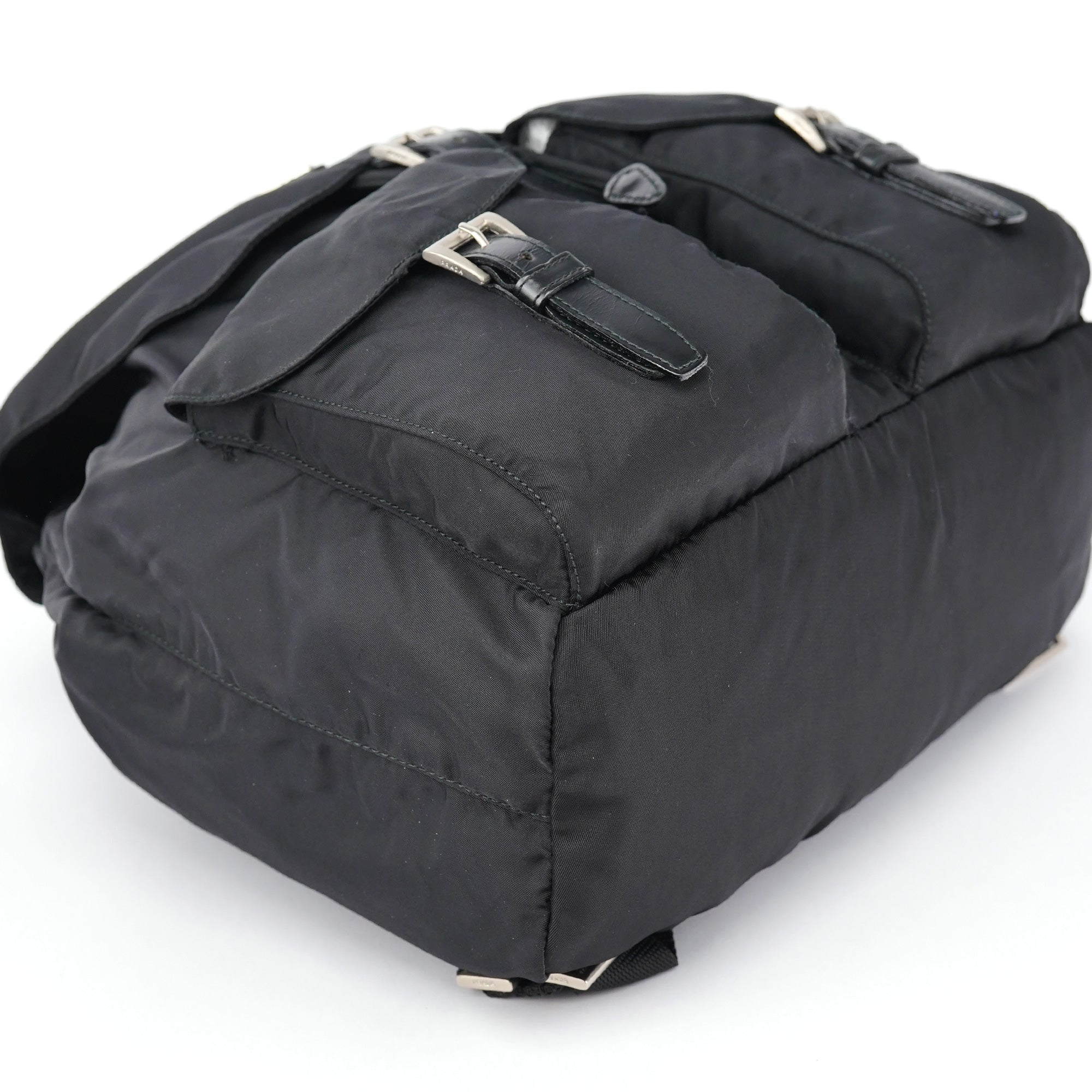 Prada B2811F Black Tessuto Vela Backpack