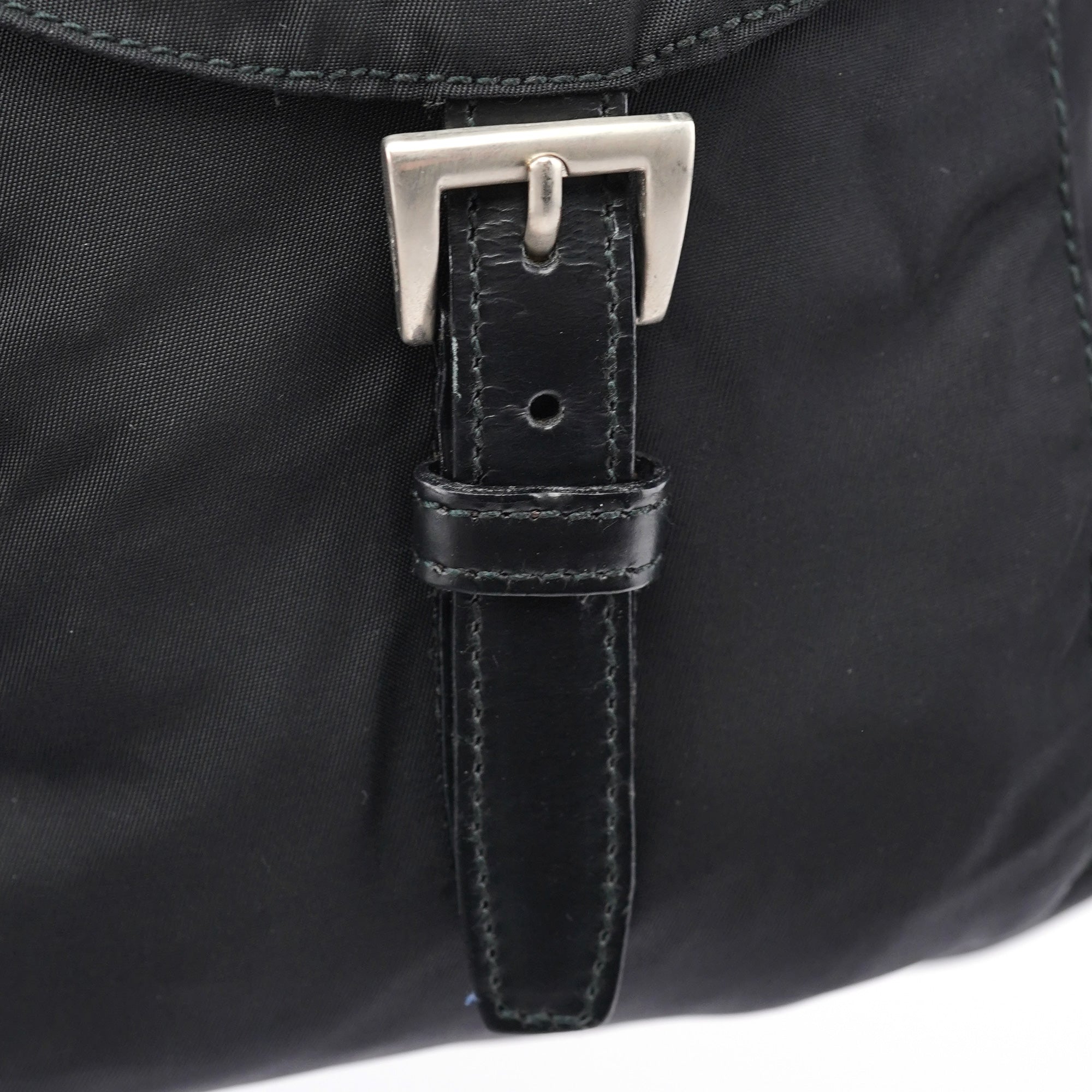 Prada B2811F Black Tessuto Vela Backpack