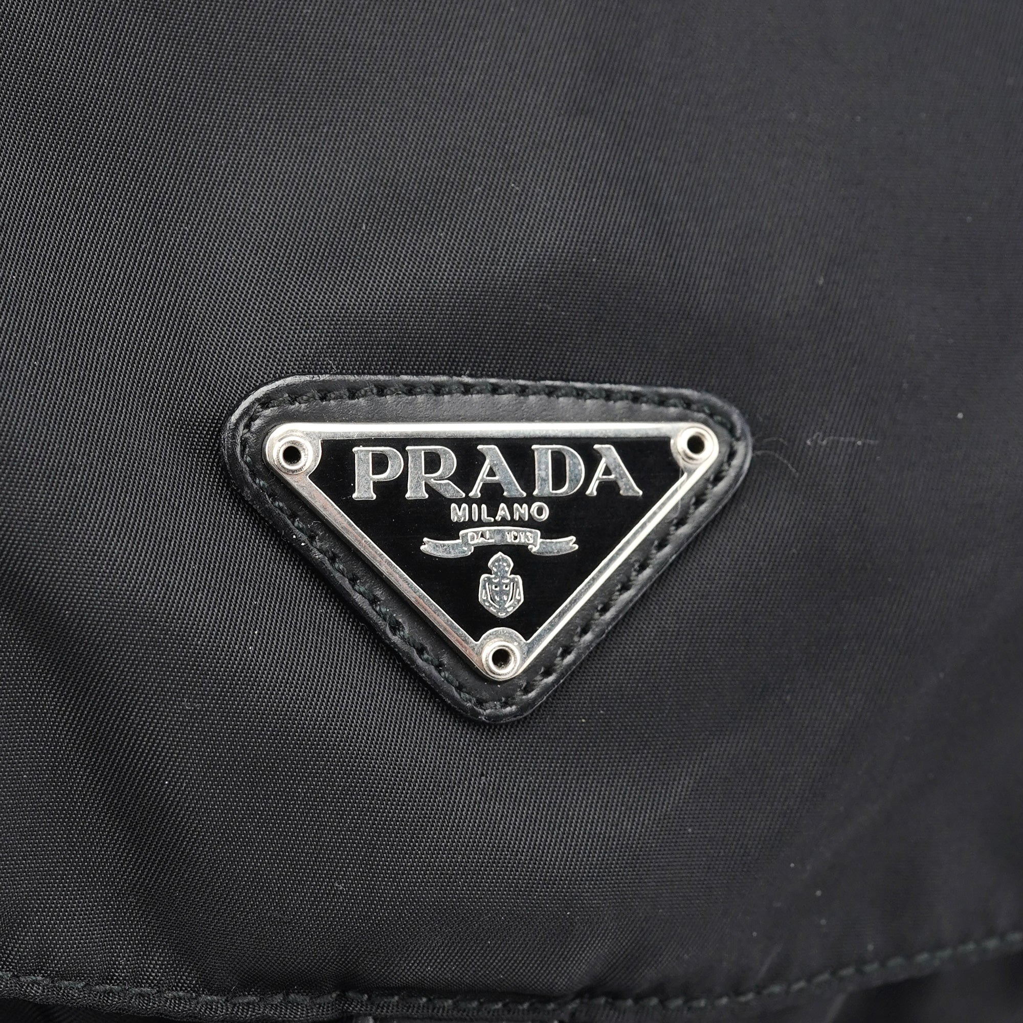 Prada B2811F Black Tessuto Vela Backpack