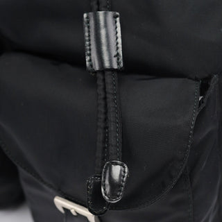 Prada B2811F Black Tessuto Vela Backpack