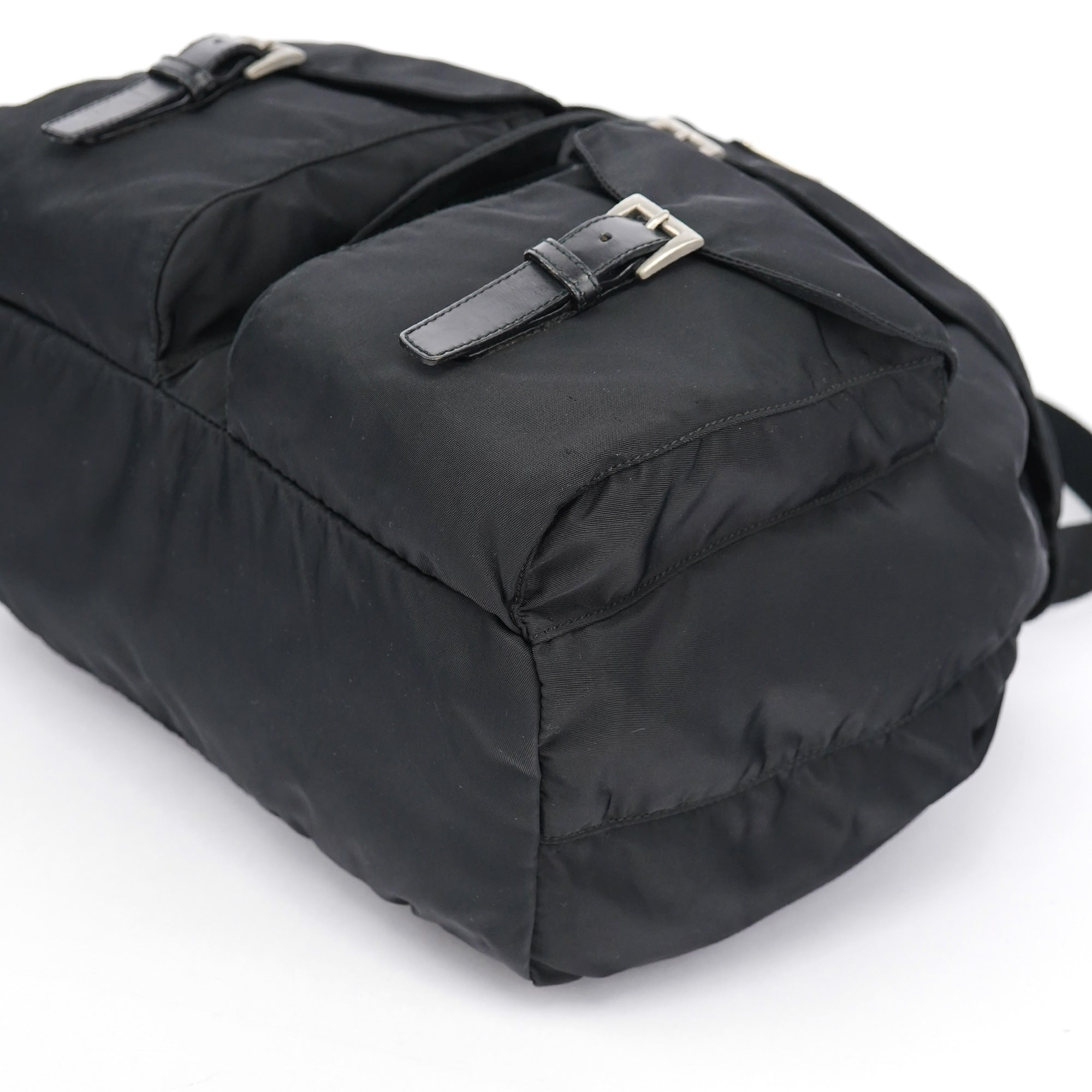 Prada B2811F Black Tessuto Vela Backpack