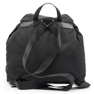 Prada B2811F Black Tessuto Vela Backpack