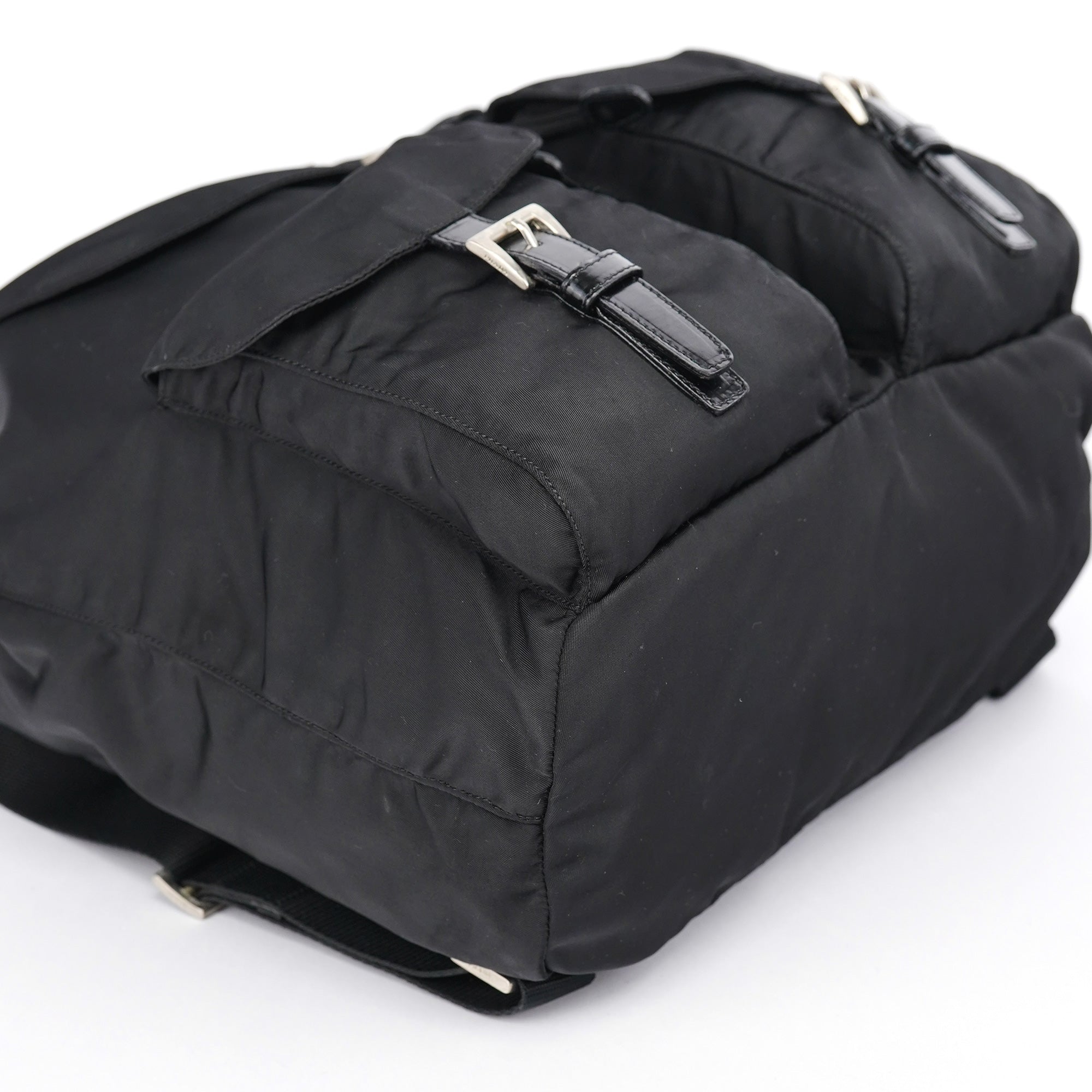 Prada B2811F Black Tessuto Vela Backpack