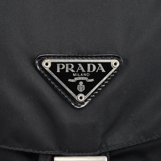 Prada B2811F Black Tessuto Vela Backpack
