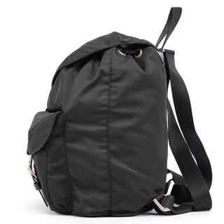 Prada B2811F Black Tessuto Vela Backpack