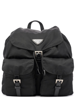 Prada B2811F Black Tessuto Vela Backpack