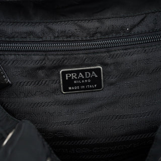 Prada B2811F Black Tessuto Vela Backpack