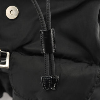 Prada B2811F Black Tessuto Vela Backpack