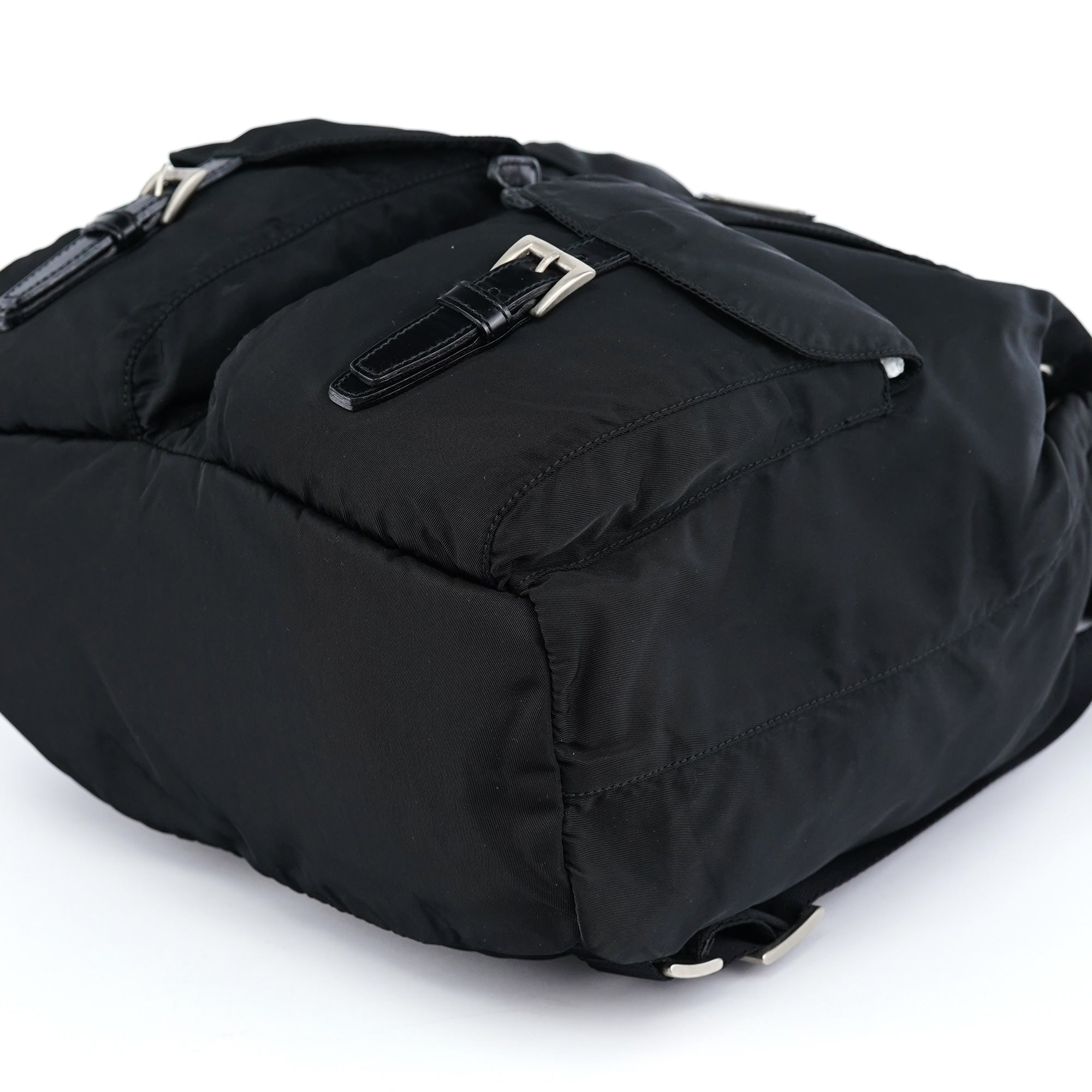 Prada B2811F Black Tessuto Vela Backpack