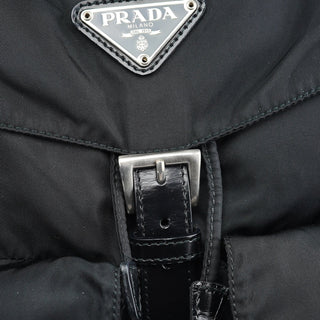 Prada B2811F Black Tessuto Vela Backpack
